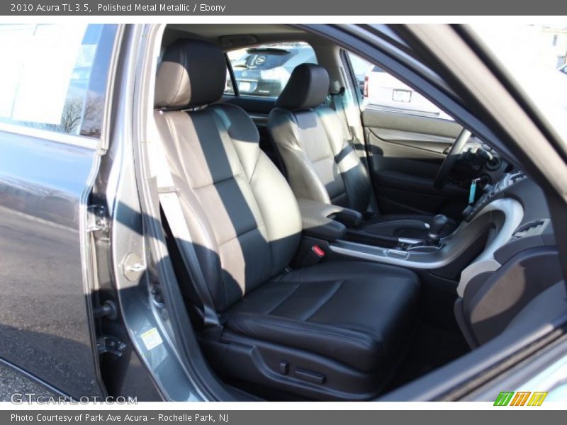 Polished Metal Metallic / Ebony 2010 Acura TL 3.5