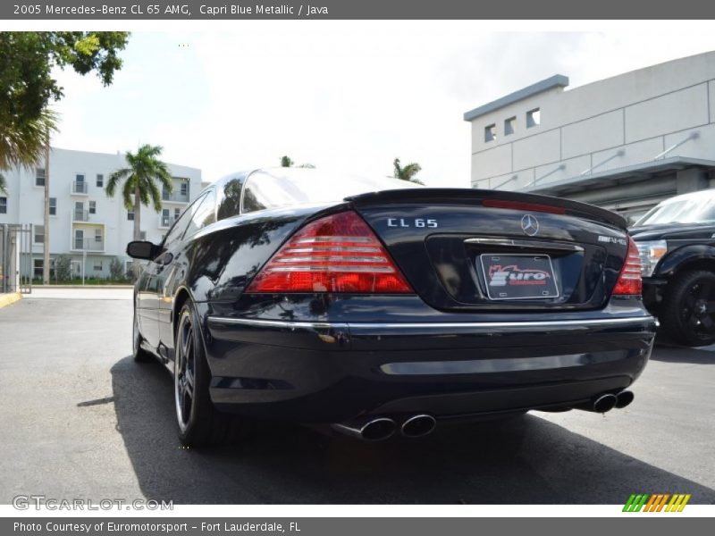 Capri Blue Metallic / Java 2005 Mercedes-Benz CL 65 AMG