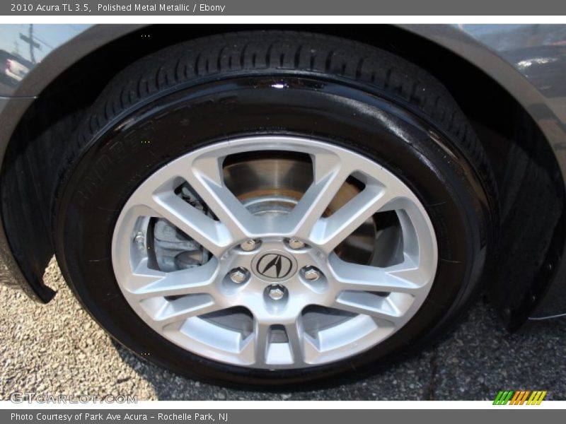 Polished Metal Metallic / Ebony 2010 Acura TL 3.5