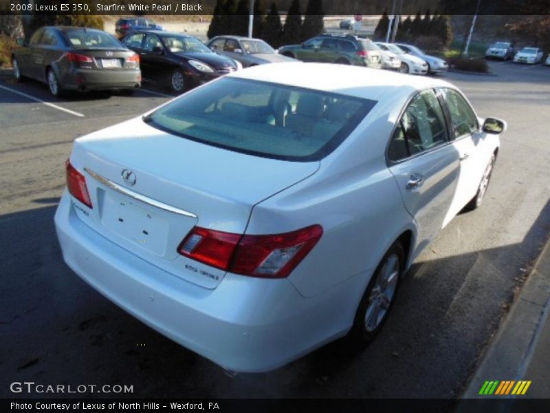 Starfire White Pearl / Black 2008 Lexus ES 350