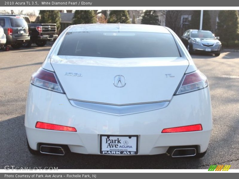White Diamond Pearl / Ebony 2010 Acura TL 3.5