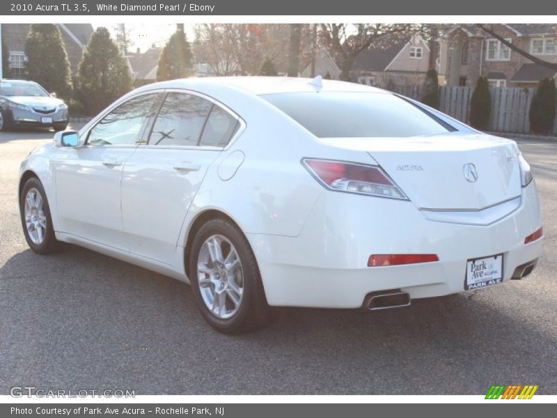 White Diamond Pearl / Ebony 2010 Acura TL 3.5