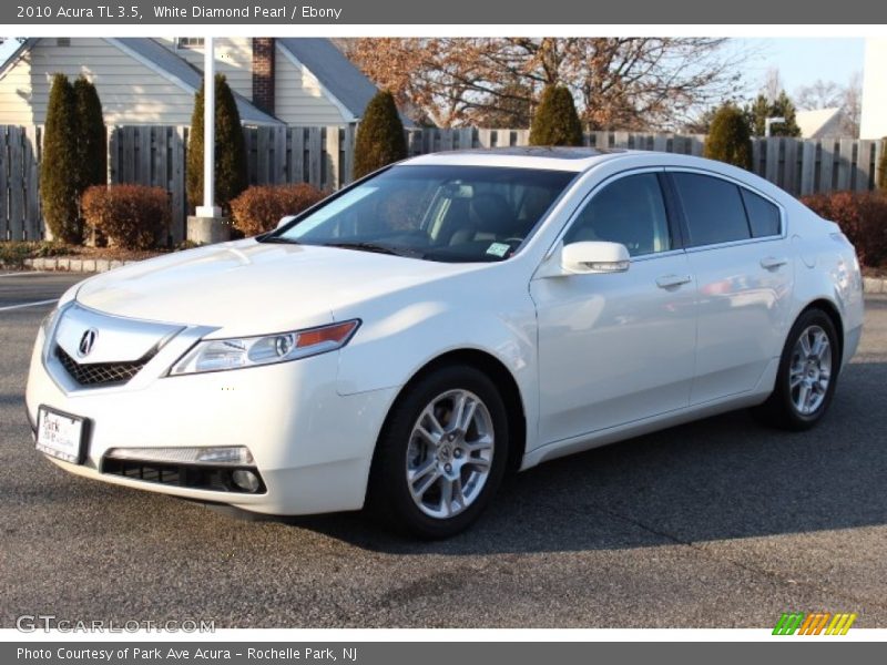 White Diamond Pearl / Ebony 2010 Acura TL 3.5
