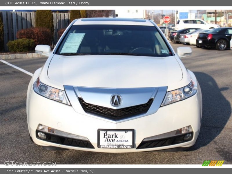 White Diamond Pearl / Ebony 2010 Acura TL 3.5