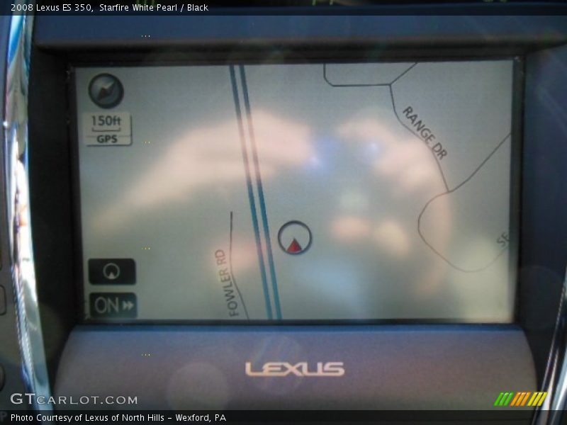 Starfire White Pearl / Black 2008 Lexus ES 350