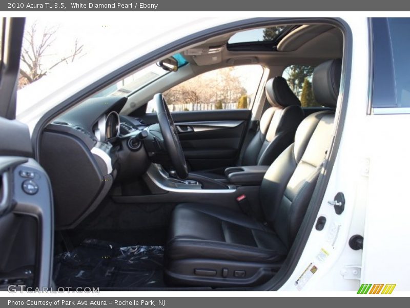 White Diamond Pearl / Ebony 2010 Acura TL 3.5