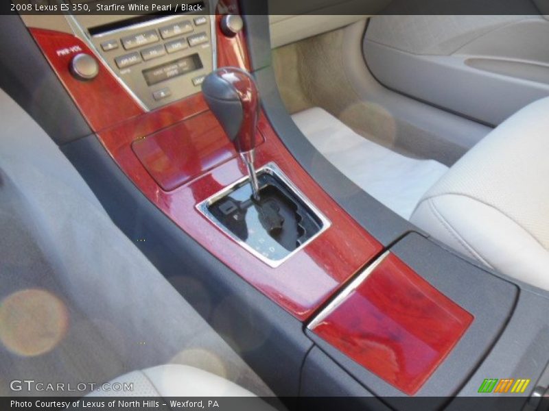 Starfire White Pearl / Black 2008 Lexus ES 350