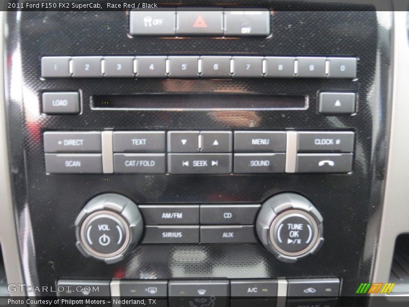 Race Red / Black 2011 Ford F150 FX2 SuperCab