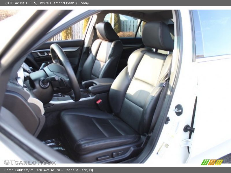 White Diamond Pearl / Ebony 2010 Acura TL 3.5