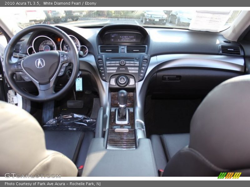 White Diamond Pearl / Ebony 2010 Acura TL 3.5