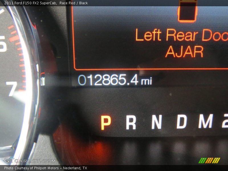 Race Red / Black 2011 Ford F150 FX2 SuperCab