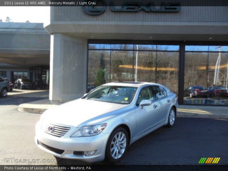 Mercury Metallic / Light Gray 2011 Lexus LS 460 AWD