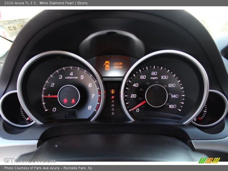 White Diamond Pearl / Ebony 2010 Acura TL 3.5