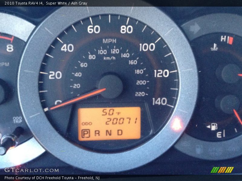 Super White / Ash Gray 2010 Toyota RAV4 I4