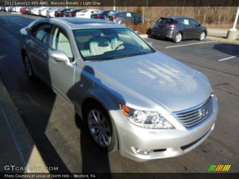 Mercury Metallic / Light Gray 2011 Lexus LS 460 AWD