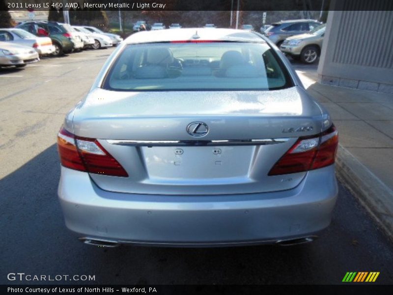 Mercury Metallic / Light Gray 2011 Lexus LS 460 AWD