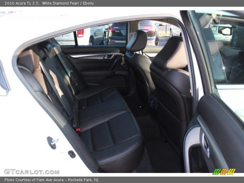 White Diamond Pearl / Ebony 2010 Acura TL 3.5