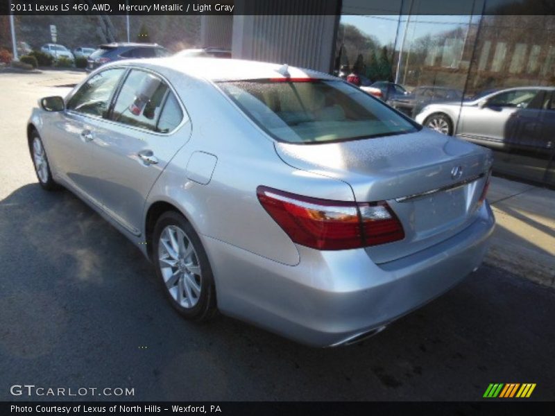 Mercury Metallic / Light Gray 2011 Lexus LS 460 AWD