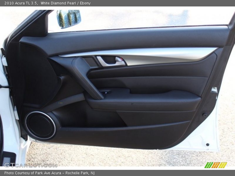 White Diamond Pearl / Ebony 2010 Acura TL 3.5