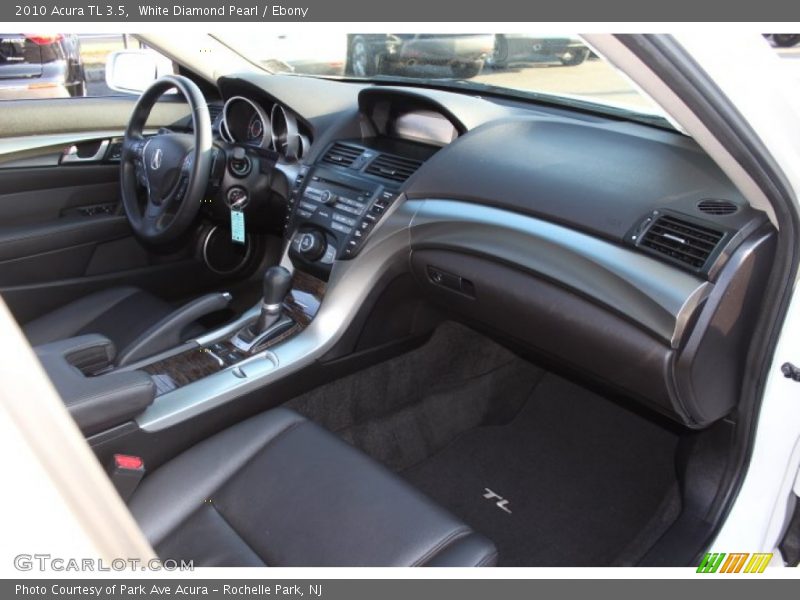 White Diamond Pearl / Ebony 2010 Acura TL 3.5