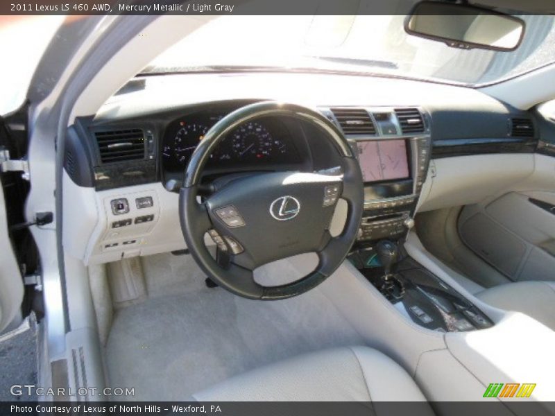 Mercury Metallic / Light Gray 2011 Lexus LS 460 AWD
