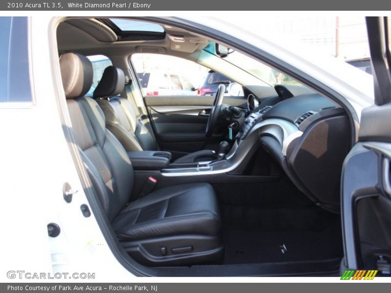White Diamond Pearl / Ebony 2010 Acura TL 3.5