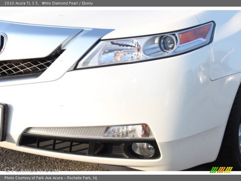 White Diamond Pearl / Ebony 2010 Acura TL 3.5