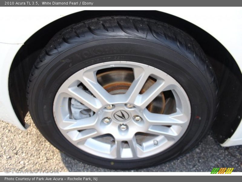 White Diamond Pearl / Ebony 2010 Acura TL 3.5