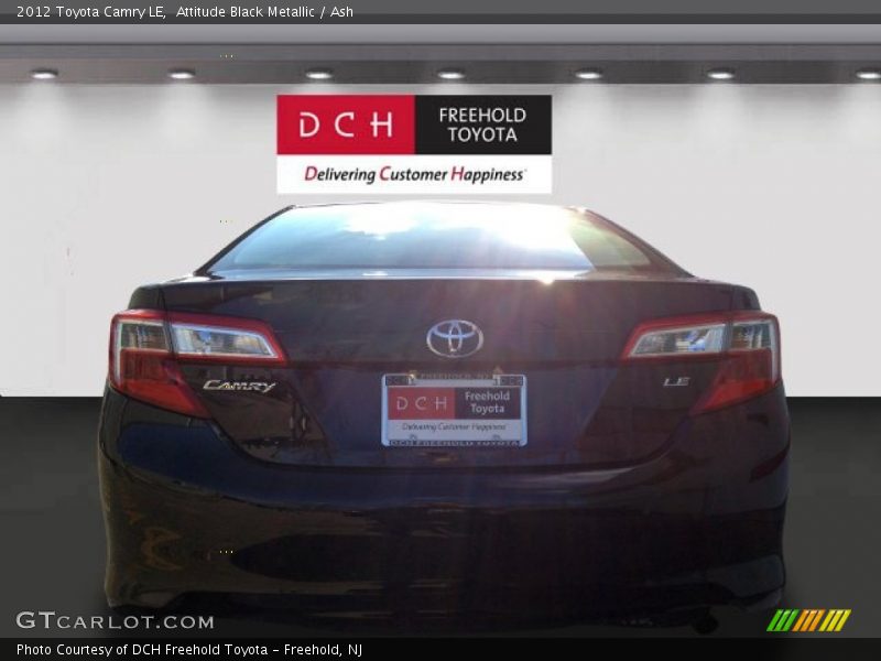 Attitude Black Metallic / Ash 2012 Toyota Camry LE