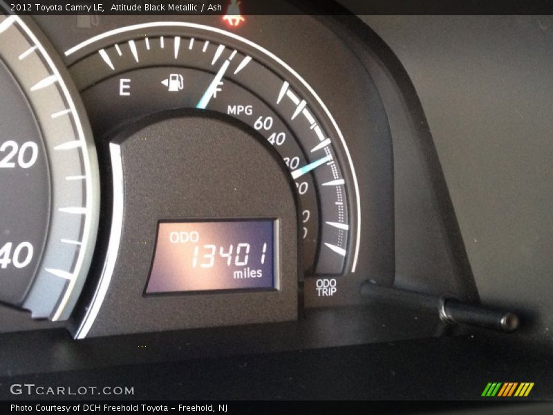 Attitude Black Metallic / Ash 2012 Toyota Camry LE