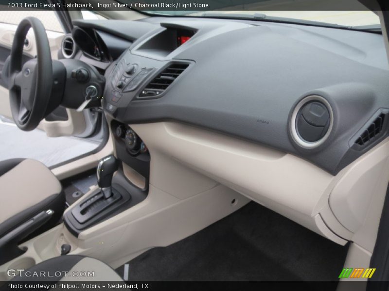 Ingot Silver / Charcoal Black/Light Stone 2013 Ford Fiesta S Hatchback