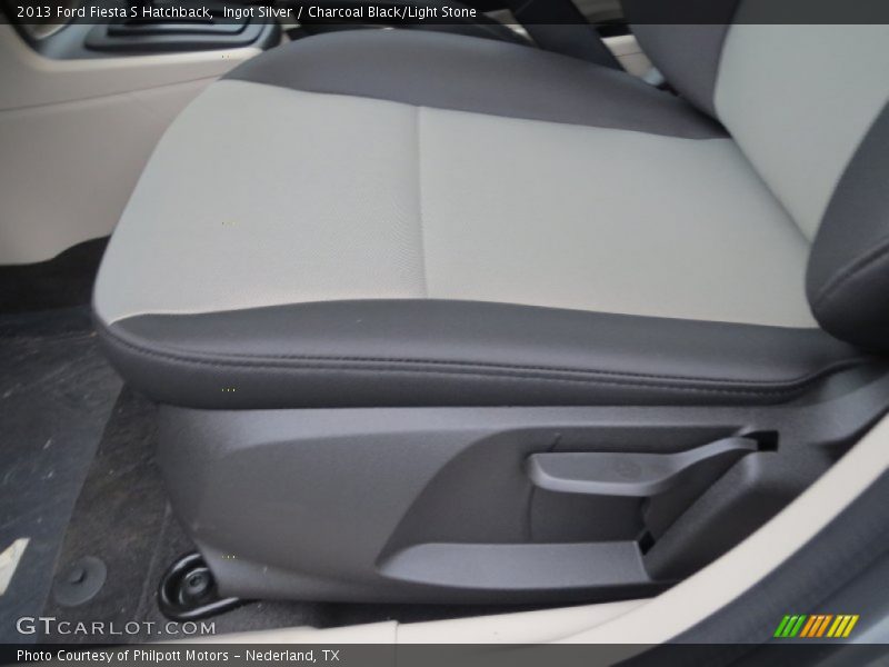 Ingot Silver / Charcoal Black/Light Stone 2013 Ford Fiesta S Hatchback