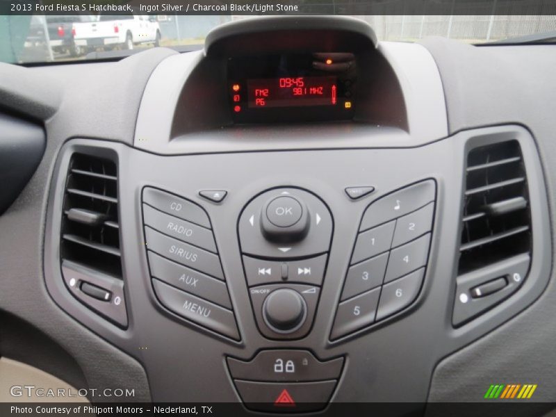 Controls of 2013 Fiesta S Hatchback