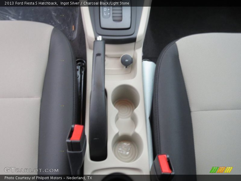 Ingot Silver / Charcoal Black/Light Stone 2013 Ford Fiesta S Hatchback