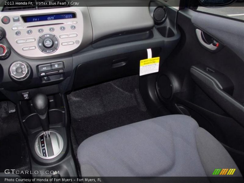 Vortex Blue Pearl / Gray 2013 Honda Fit