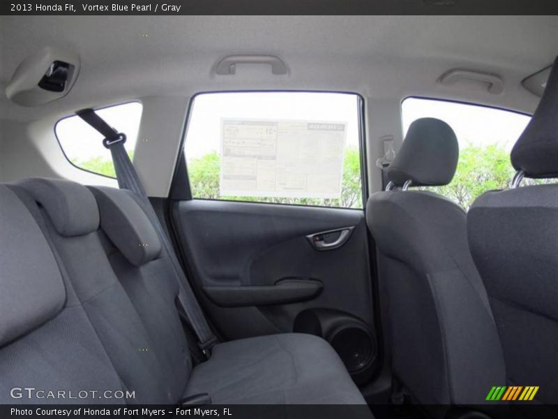 Vortex Blue Pearl / Gray 2013 Honda Fit