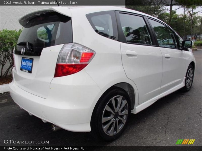 Taffeta White / Sport Black 2013 Honda Fit Sport