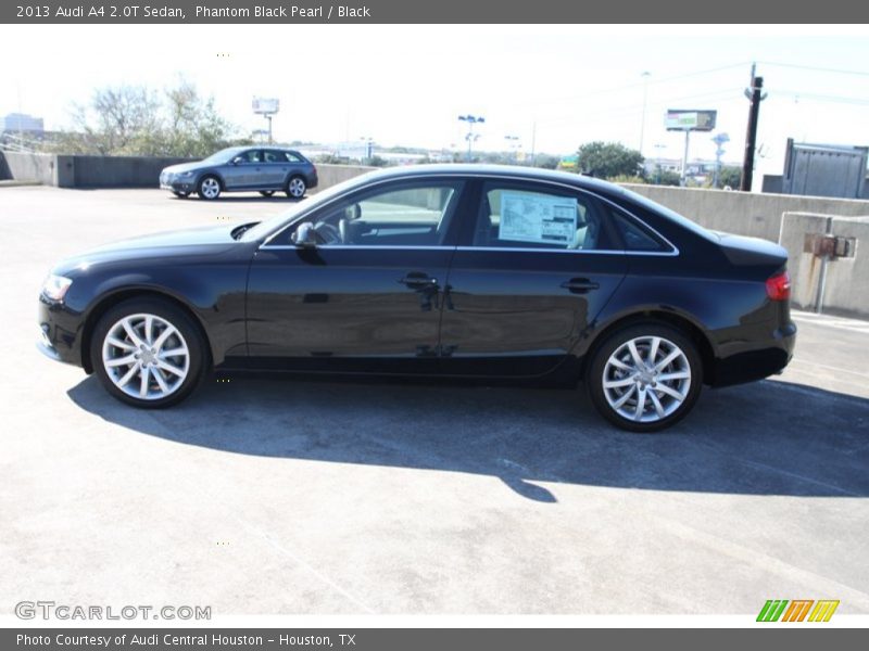Phantom Black Pearl / Black 2013 Audi A4 2.0T Sedan