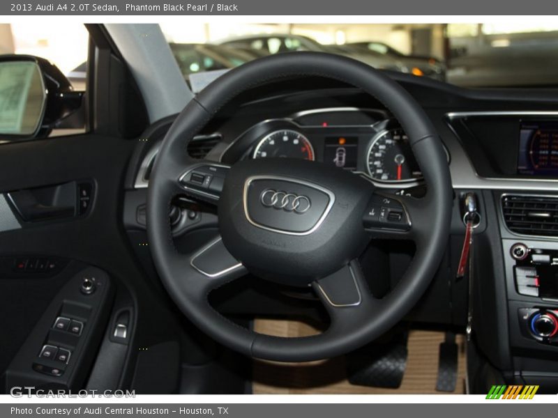 Phantom Black Pearl / Black 2013 Audi A4 2.0T Sedan