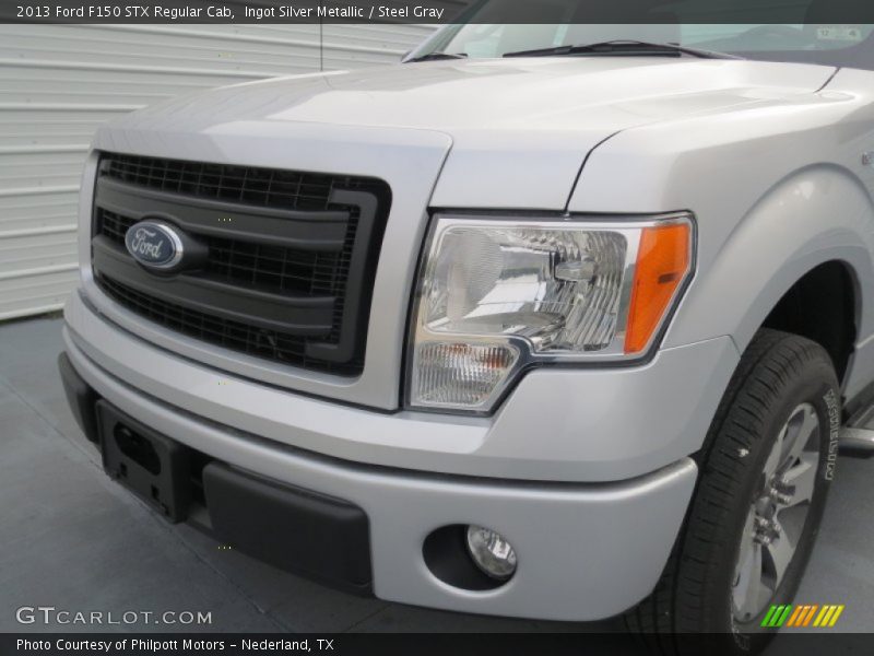 Ingot Silver Metallic / Steel Gray 2013 Ford F150 STX Regular Cab