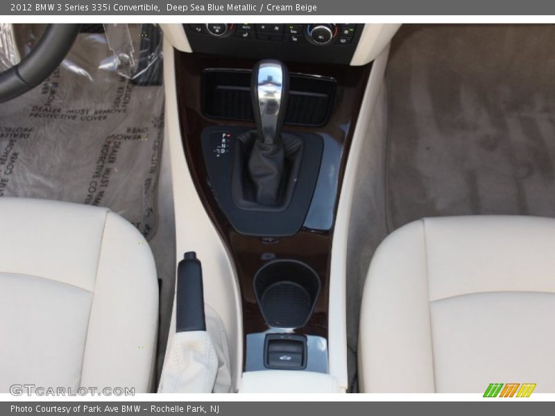 Deep Sea Blue Metallic / Cream Beige 2012 BMW 3 Series 335i Convertible