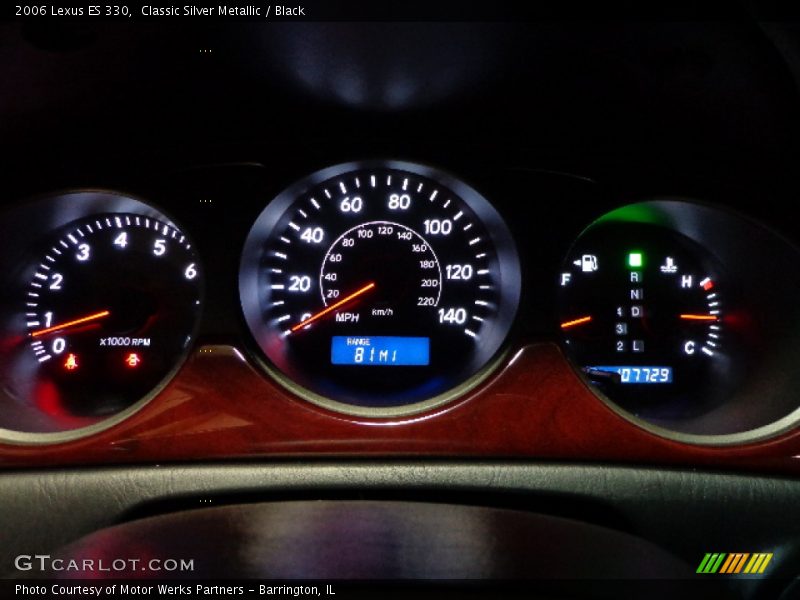 Classic Silver Metallic / Black 2006 Lexus ES 330