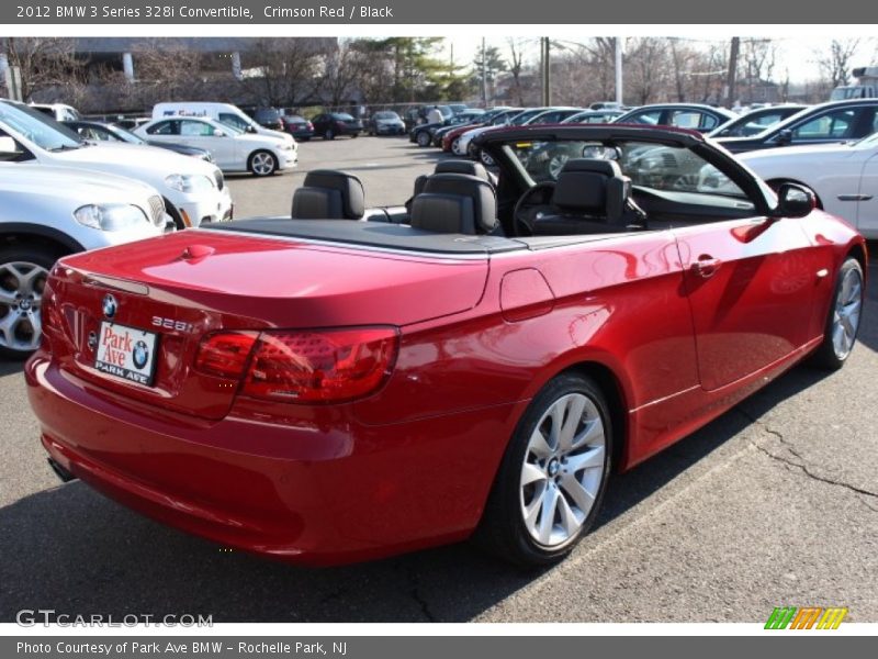 Crimson Red / Black 2012 BMW 3 Series 328i Convertible