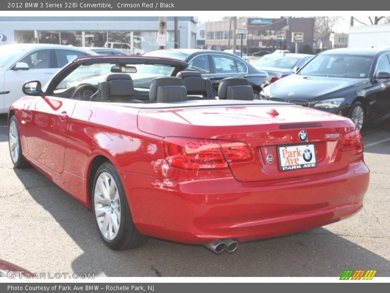 Crimson Red / Black 2012 BMW 3 Series 328i Convertible