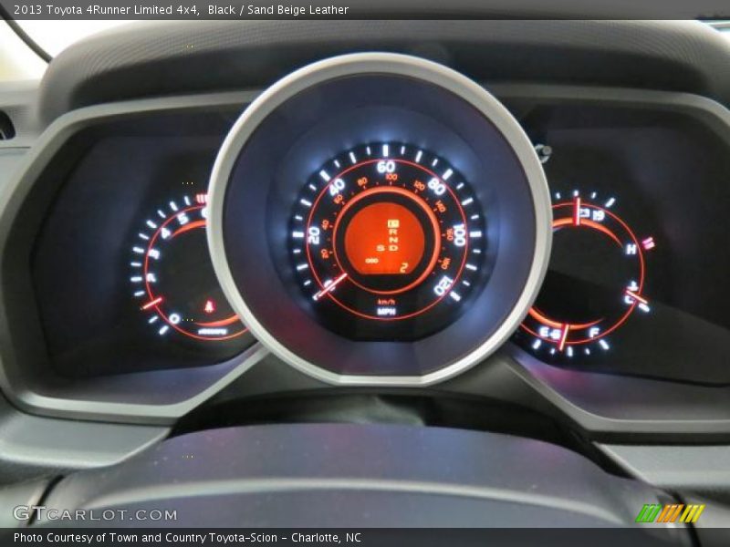 Black / Sand Beige Leather 2013 Toyota 4Runner Limited 4x4