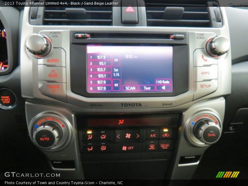 Black / Sand Beige Leather 2013 Toyota 4Runner Limited 4x4
