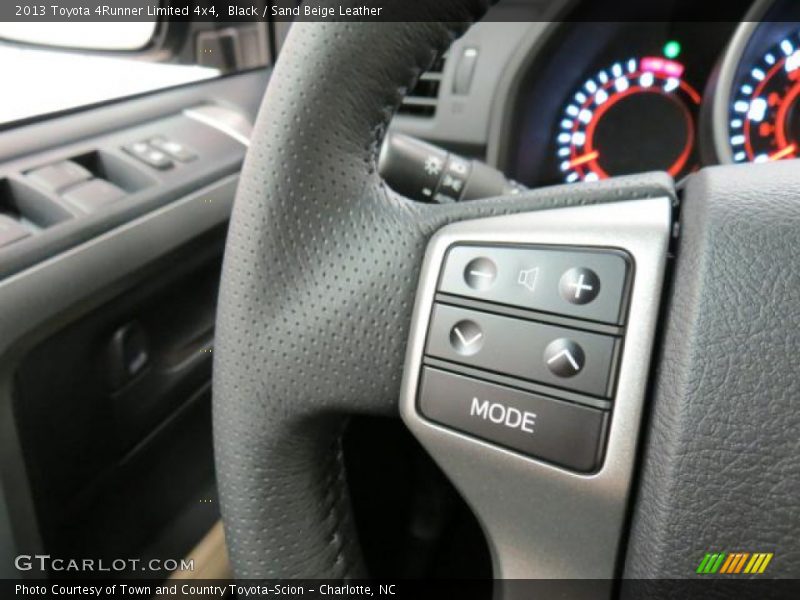 Black / Sand Beige Leather 2013 Toyota 4Runner Limited 4x4