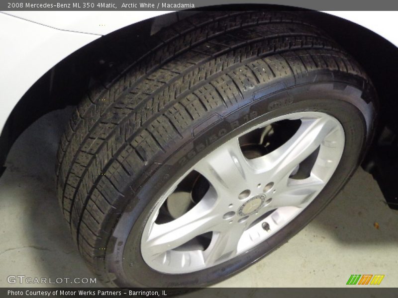 Arctic White / Macadamia 2008 Mercedes-Benz ML 350 4Matic
