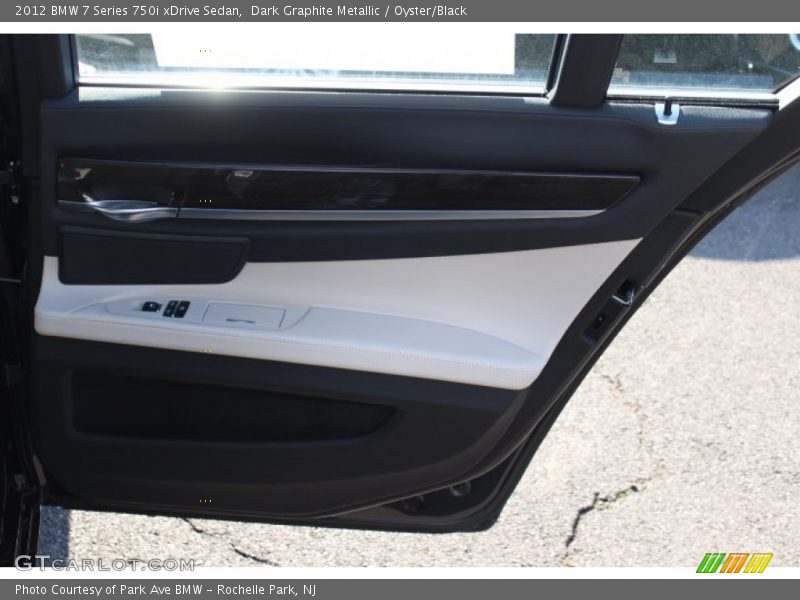 Dark Graphite Metallic / Oyster/Black 2012 BMW 7 Series 750i xDrive Sedan