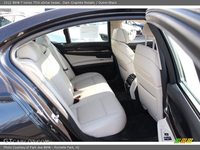 Dark Graphite Metallic / Oyster/Black 2012 BMW 7 Series 750i xDrive Sedan
